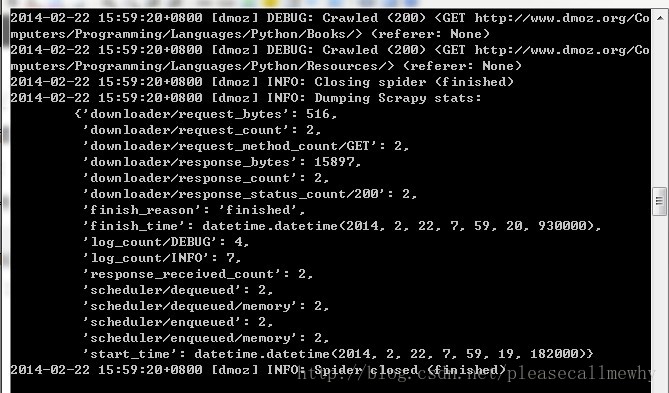 零基礎寫python爬蟲之使用Scrapy框架編寫爬蟲