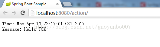 Spring Boot的Controller控制層和頁面