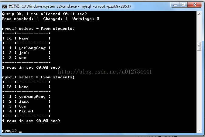 詳解使用pymysql在python中對mysql的增刪改查操作(綜合)