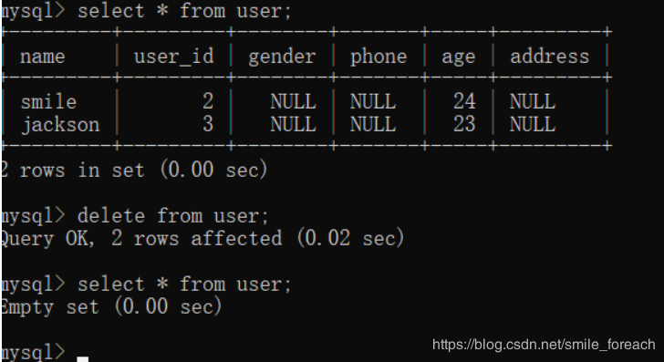 詳解mysql數(shù)據(jù)庫(kù)增刪改操作