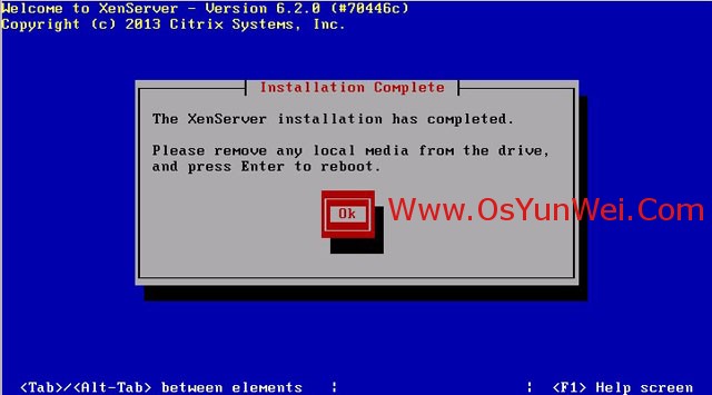 linux XenServer 6.2安裝圖解教程
