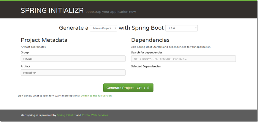 spring boot(一)之入門篇