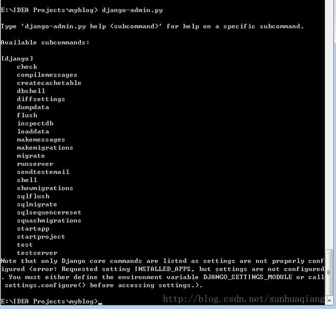 Python之Web框架Django項目搭建全過程