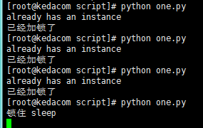 Python實現(xiàn)腳本鎖功能(同時只能執(zhí)行一個腳本)