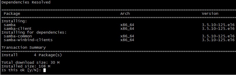 CentOS 6.3下Samba服務器的安裝與配置