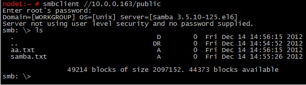 CentOS 6.3下Samba服務器的安裝與配置