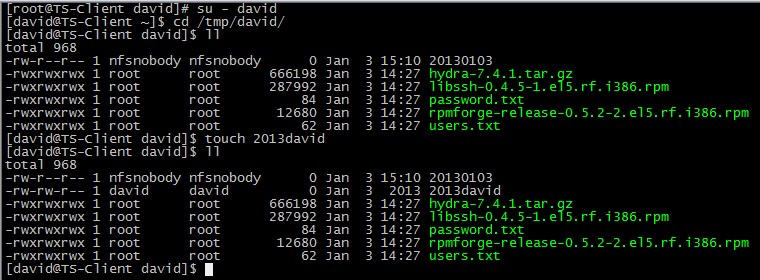 Linux NFS服務器的安裝與配置