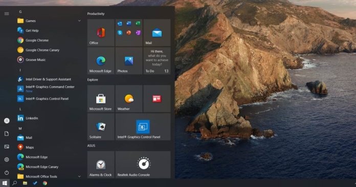 微軟正式推送 Win10 2020 年 10 月更新：全新開(kāi)始菜單