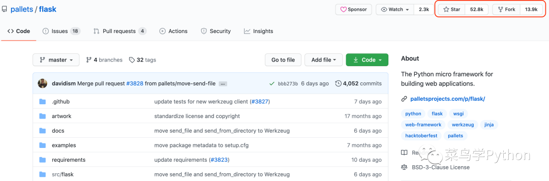 GitHub上十大很火的Python項目，最后一個竟然是它！