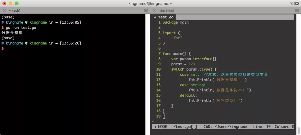 Python的isinstance在Golang里面叫什么？