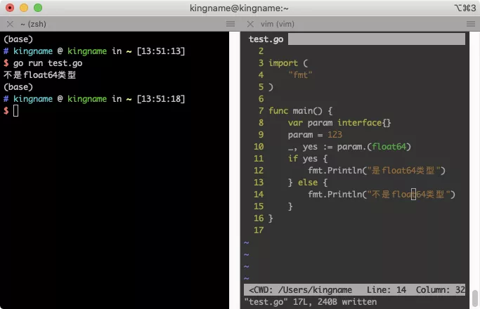 Python的isinstance在Golang里面叫什么？