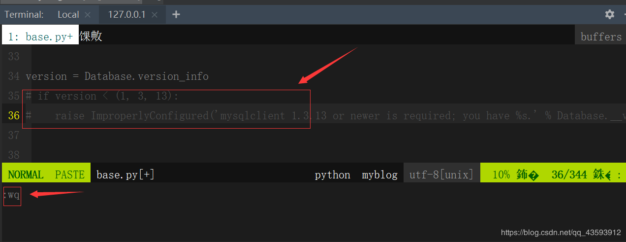 django2.2版本連接mysql數(shù)據(jù)庫(kù)的方法