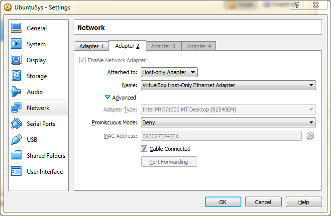 VirtualBox 配置虛擬網卡(橋接),實現主機-虛擬機網絡互通（圖文教程）