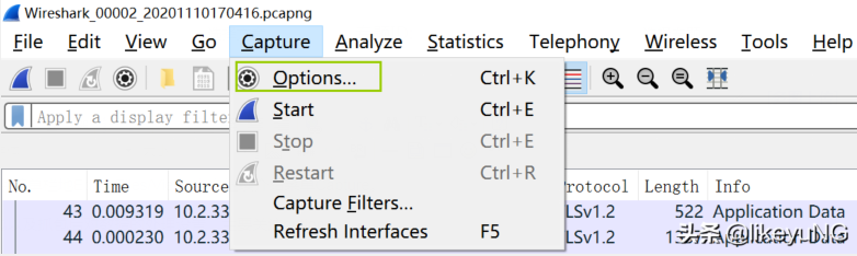 一起學習Wireshark-1.1.3（數據包抓取）