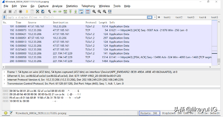 一起學習Wireshark-1.1.3（數據包抓取）