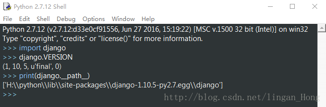 Django在win10下的安裝并創(chuàng)建工程