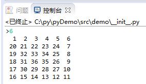 Python實現打印螺旋矩陣功能的方法