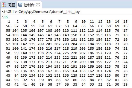 Python實現打印螺旋矩陣功能的方法