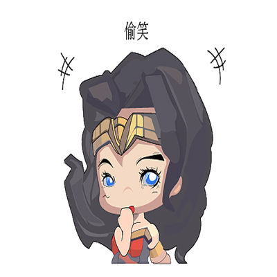 DC神奇女俠的卡通表情包 神奇女俠1984是DC的還是漫威的