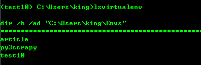 windows下Virtualenvwrapper安裝教程