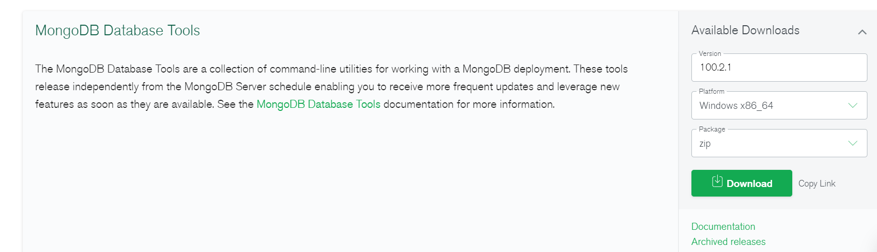 遷移sqlserver數據到MongoDb的方法