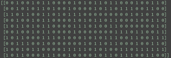 Python實現簡單遺傳算法(SGA)