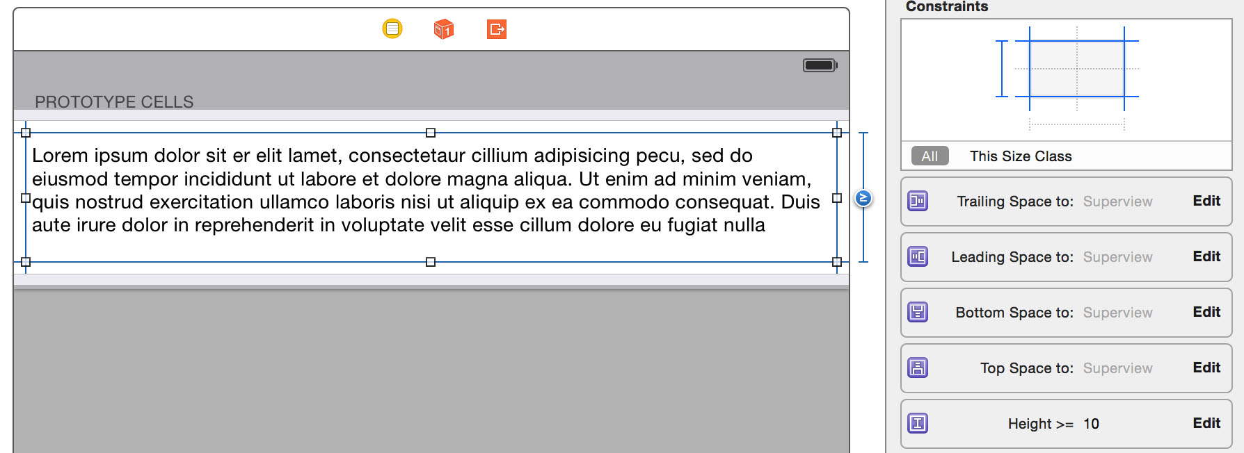 iOS App開發中使cell高度自適應的黑魔法詳解