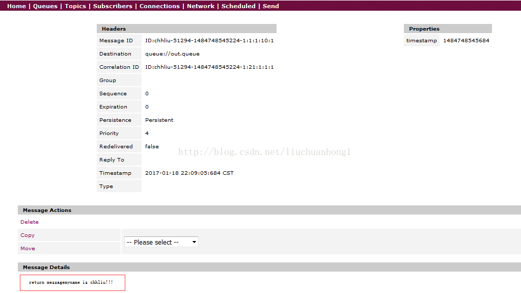 詳解spring boot整合JMS(ActiveMQ實現)