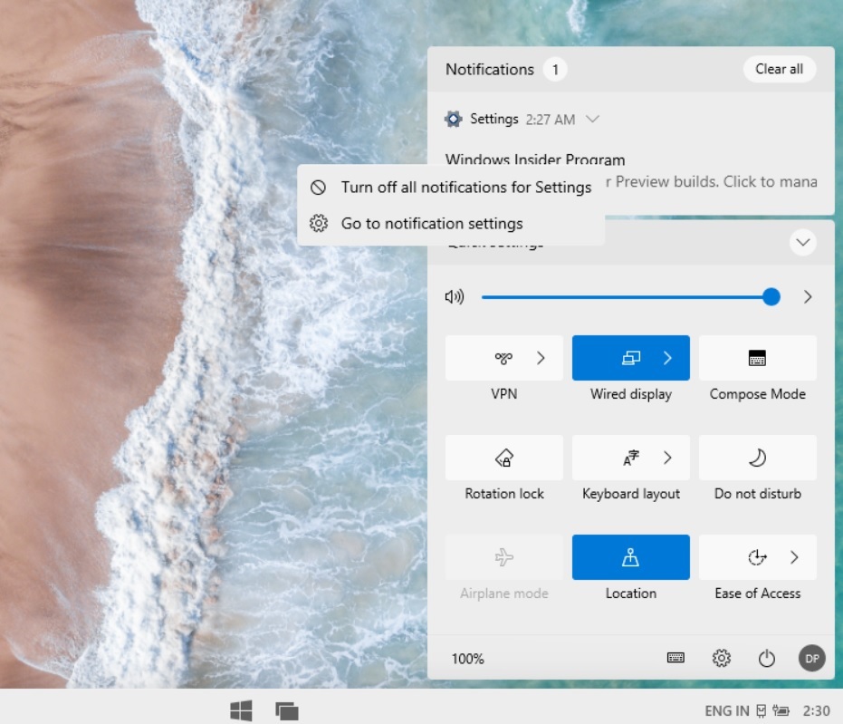 全新設計：詳解 Win10X 操作中心