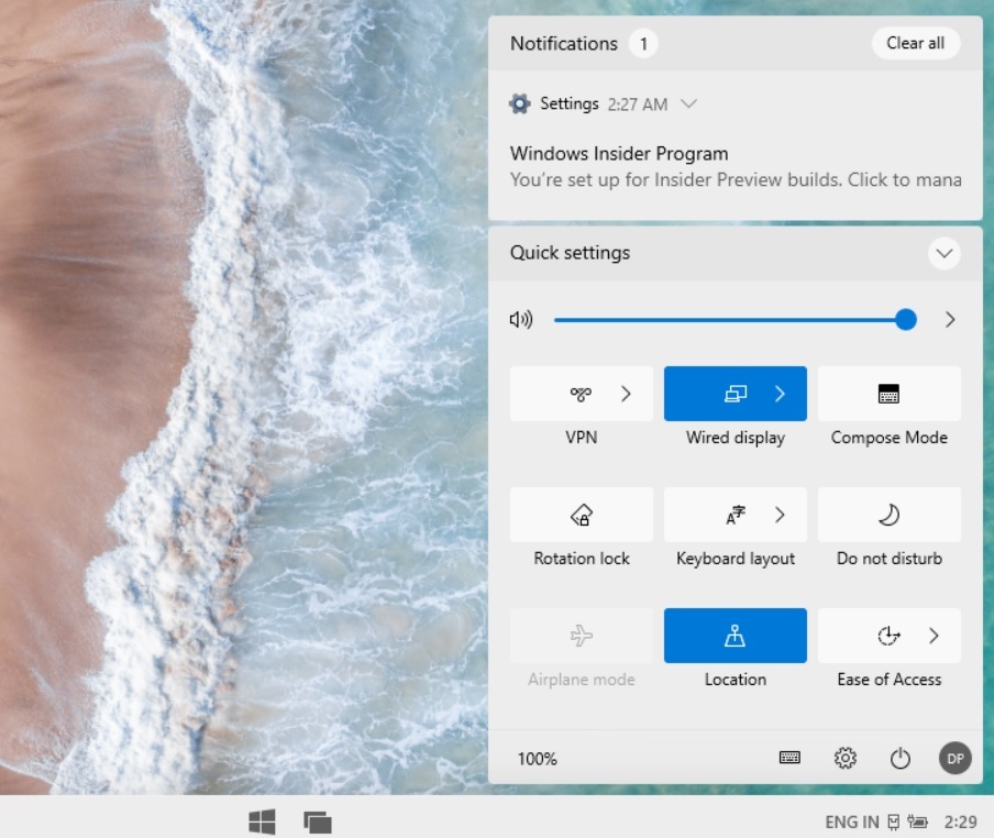 全新設計：詳解 Win10X 操作中心