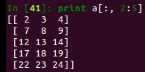 python 多維切片之冒號(hào)和三個(gè)點(diǎn)的用法介紹