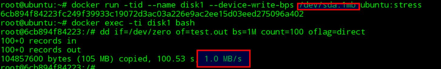docker容器資源配額控制詳解