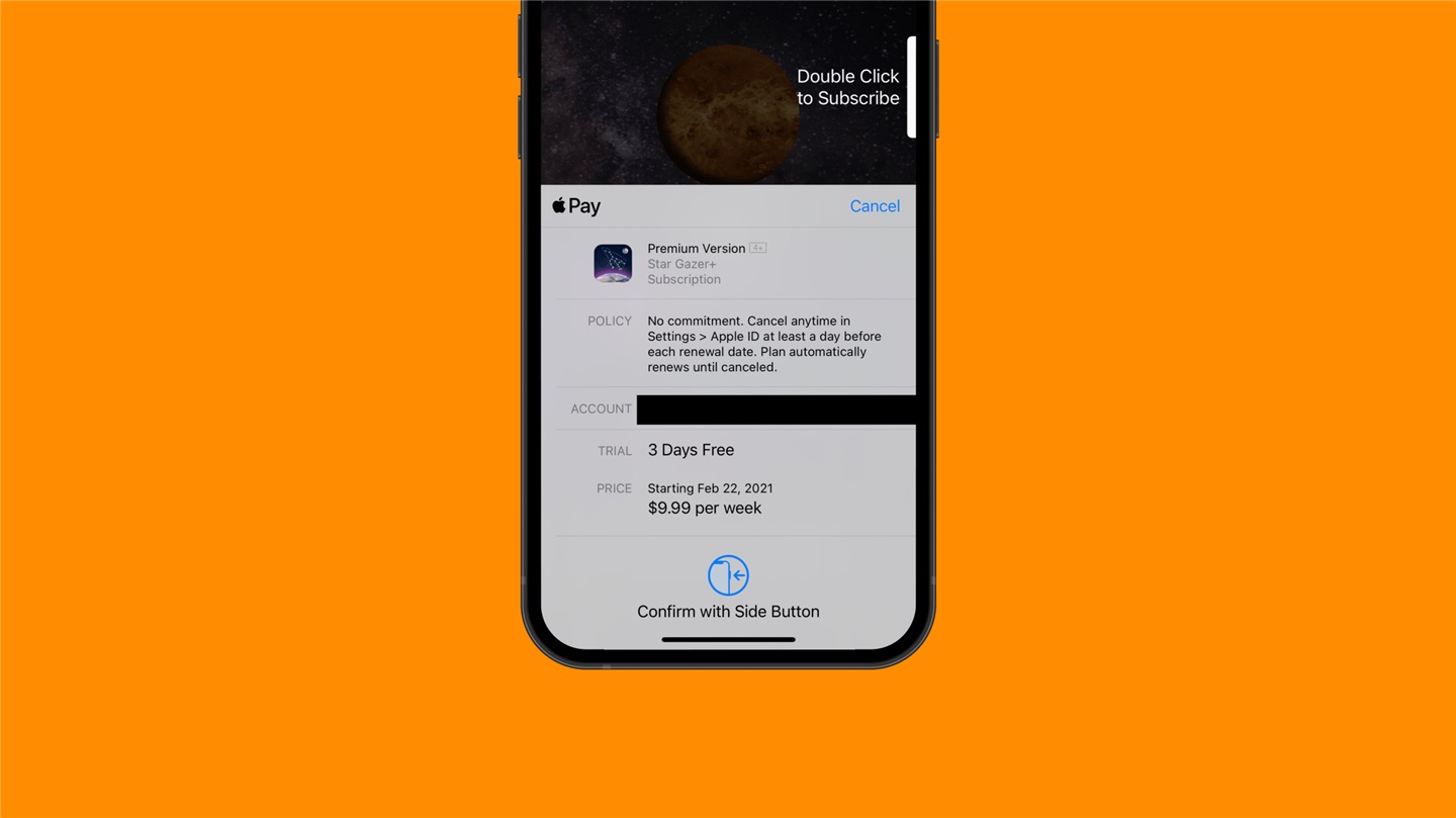 蘋果 iOS14.5 Beta 2 更新訂閱表格彈窗：價格和試用信息更清晰
