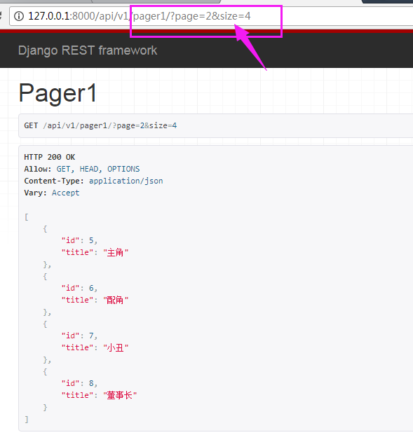 Django rest framework實現分頁的示例