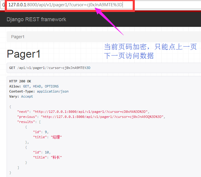 Django rest framework實現分頁的示例