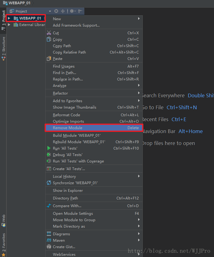 IntelliJ IDEA 如何徹底刪除項(xiàng)目的步驟