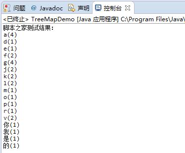 Java編程實現統計一個字符串中各個字符出現次數的方法