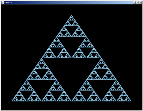 Java Chaos Game噪聲游戲實例代碼