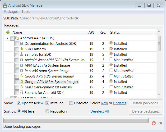Android開發環境搭建