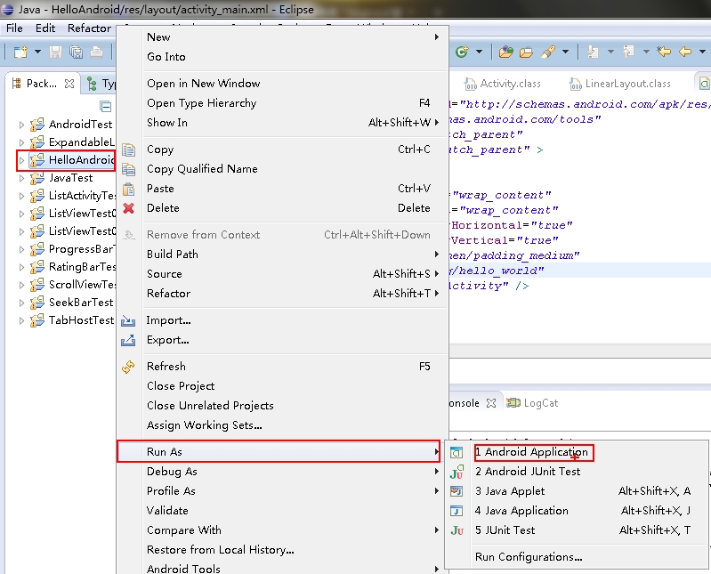 用Eclipse搭建Android開發環境并創建第一個Android項目（eclipse+android sdk）