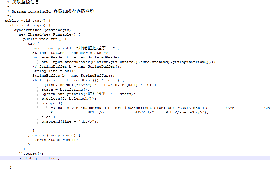 基于spring-boot和docker-java實現對docker容器的動態管理和監控功能[附完整源碼下載]