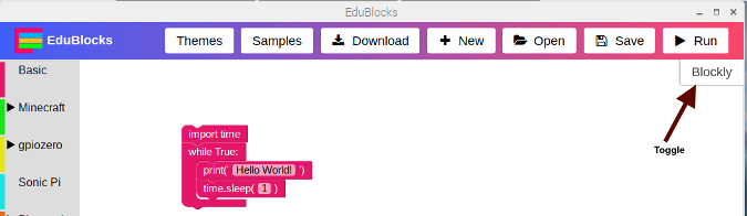 使用EduBlock輕松學習Python編程