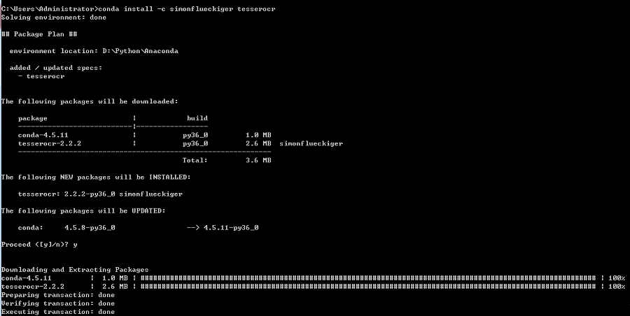 Python Tesserocr庫的正確安裝方式