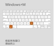 快速切換或者隱藏電腦桌面的快捷鍵大全