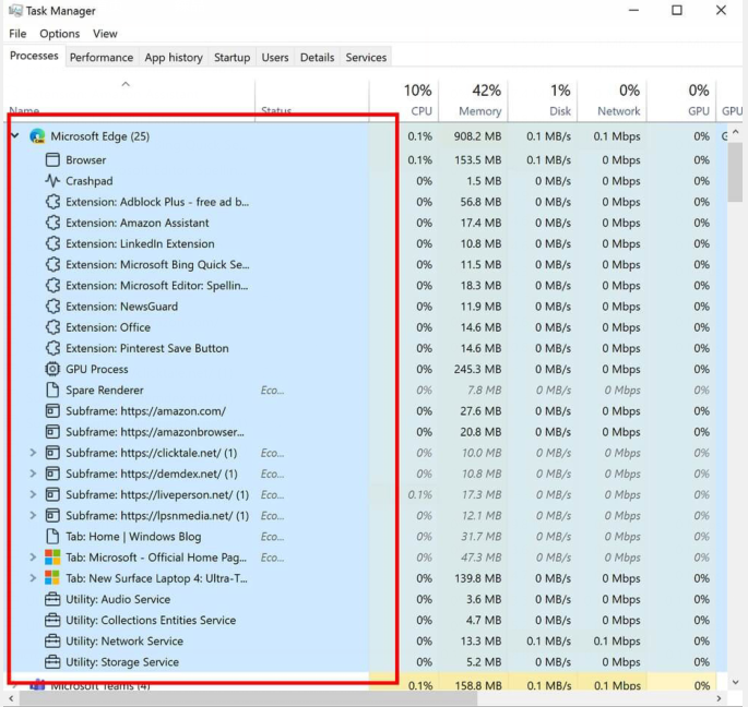 Windows 10 任務管理器功能大更新，并減少資源占用