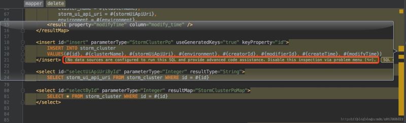 去掉IntelliJ IDEA 中 mybatis 對應(yīng)的 xml 文件警告的教程圖解