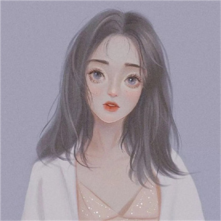 2021夢幻ins超火的仙女插畫背景圖 我開始享受吹風聽歌一個人