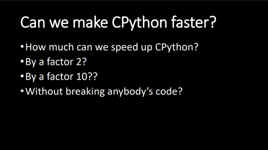 Python 之父爆料：明年至少令 Python 提速 1 倍！