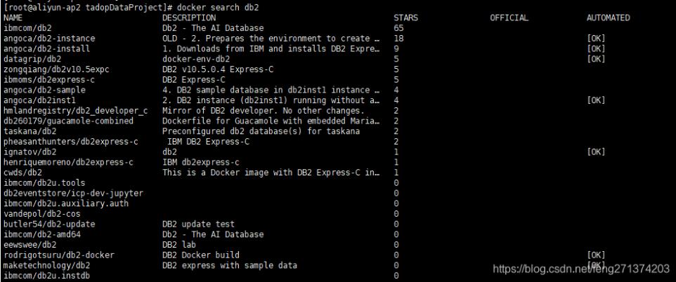 docker-compose安裝db2數據庫操作