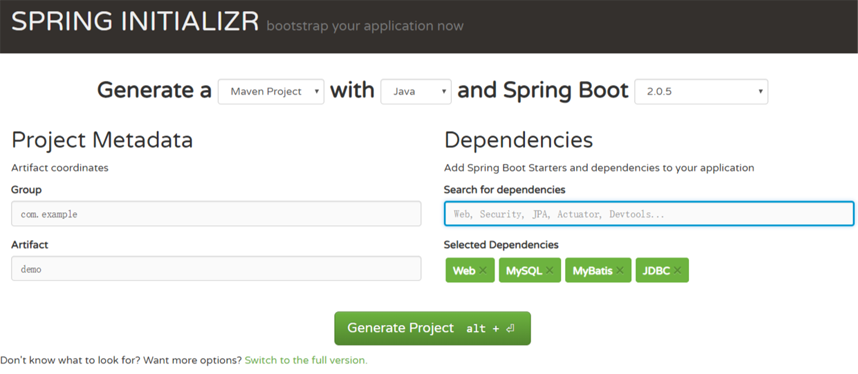 SpringBoot中利用MyBatis進行數據操作的示例